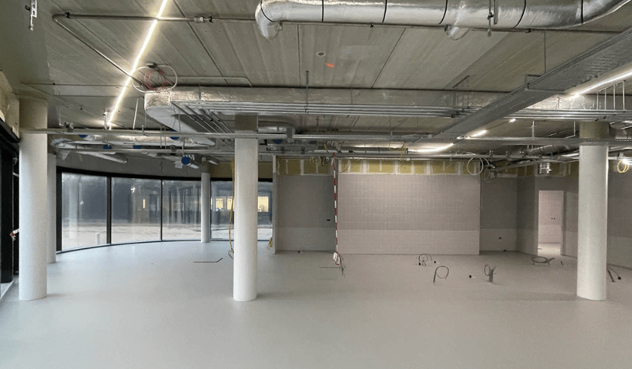 Klimaatinstallatie in een gebouw