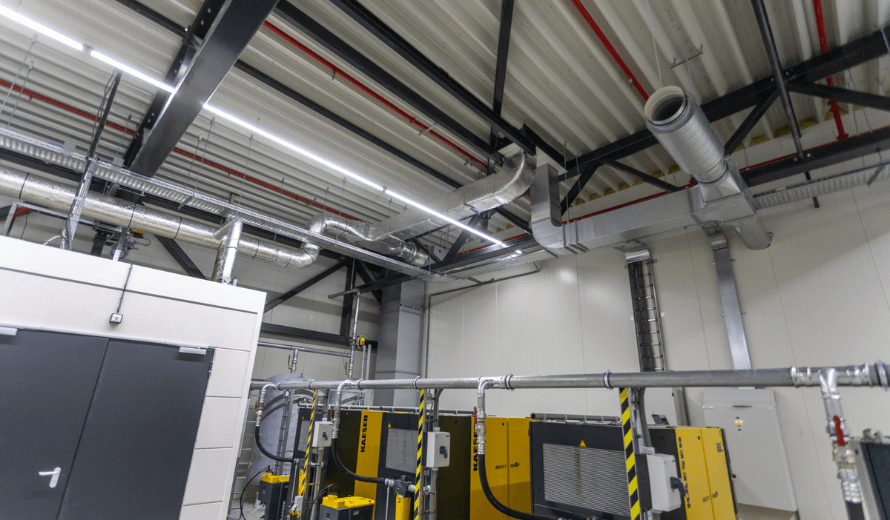 Peute recycling luchtkanalen