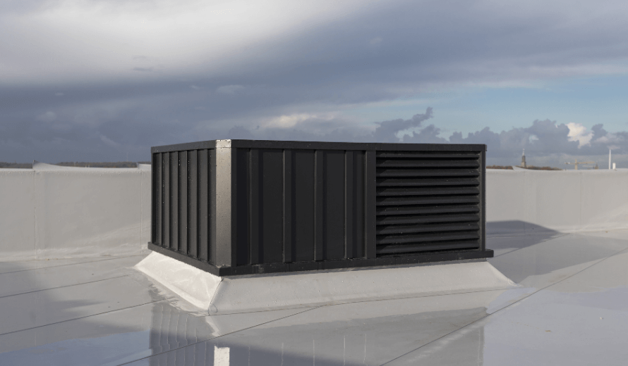 Afas klimaatinstallatie dak