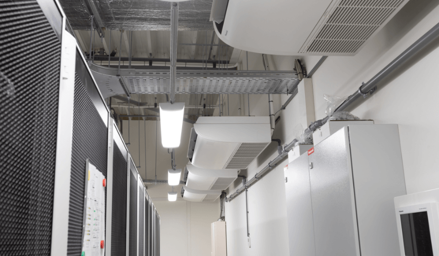 Klimaatinstallatie bij Dow Benelux