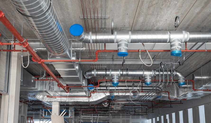 Klimaatinstallatie labaratoriumgebouw johnson en johnson