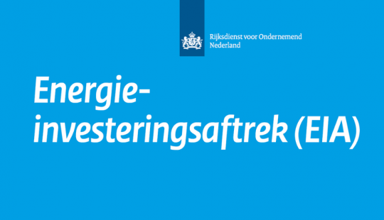 Vraag nu je Energie Investeringsaftrek aan