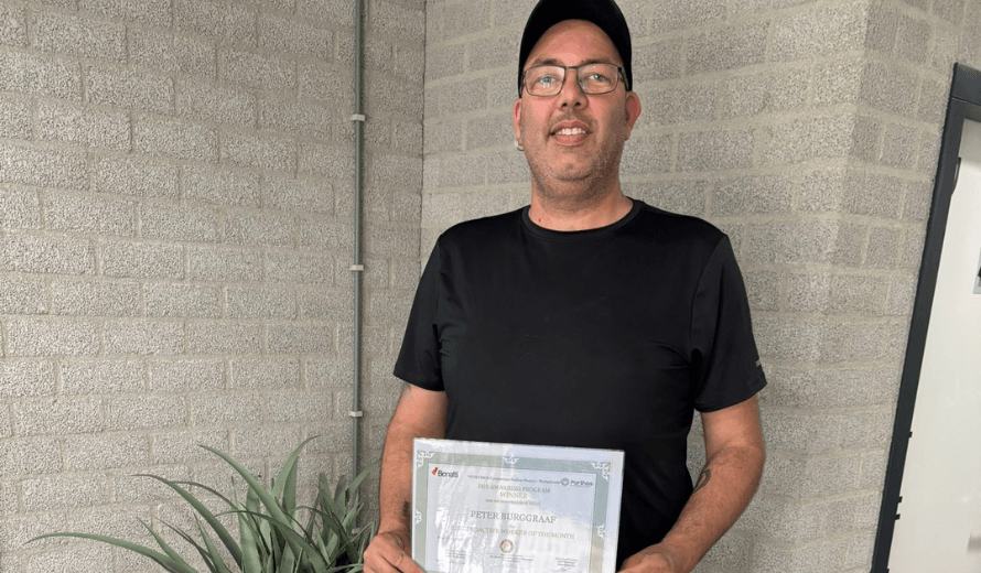 Peter Burggraaf Met HSE Award